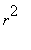 r^2