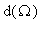 d(Omega)