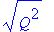 sqrt(Q^2)