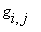 g[i,j]