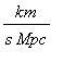 km/(s*Mpc)