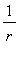 1/r