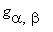 g[alpha,beta]