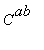 C^ab