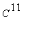 C^11
