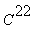 C^22