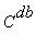 C^db