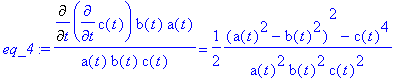 eq_4 := Diff(diff(c(t),t)*b(t)*a(t),t)/(a(t)*b(t)*c...