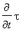 diff(tau,t)