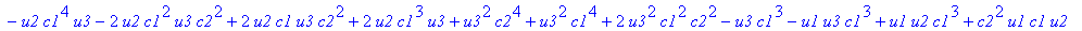 X := [(u1*u2*c1+u3*c2^2+u3*c1^2-c1*u1-2*u1*u2*c1^2+u1^2*c1+u1*c2^2+u1*c1^2-u2*u3*c2^2-u2*u3*c1^2-c1*u3*c2^2-u1*u3*c2^2-u1*u3*c1^2-u2*c2^4*u3-u2*c1^4*u3-2*u2*c1^2*u3*c2^2+2*u2*c1*u3*c2^2+2*u2*c1^3*u3+u3...
