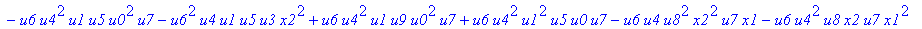 con := (-u7^2*u3*u1*u2*u0^2*u5+u7*x1*u1*u4^2*u2*u8^2+u4*u0^2*u8*u5*u2^2*u3+u4^2*u0*u8*u5*u1^2*x2+u9^2*x1*u3*u2*u6^2*u5-u2^2*u0*u6^2*x2*u9*x1-u2*u0*u6*u9^2*u7*u3^2-u2^2*u8*u6*x2*u9*x1^2+u9*x1*u3^2*u2^2*...