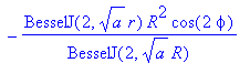 sol := 5/4/BesselJ(3,sqrt(a)*R)*BesselJ(3,sqrt(a)*r)*R^3*cos(3*phi)+15/4/BesselJ(1,sqrt(a)*R)*BesselJ(1,sqrt(a)*r)*R^3*cos(phi)+1/BesselJ(0,sqrt(a)*R)*BesselJ(0,sqrt(a)*r)*R^2-1/BesselJ(2,sqrt(a)*R)*Be...