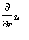 diff(u,r)