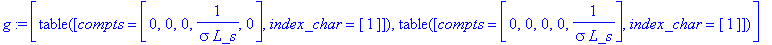 g := [TABLE([compts = vector([0, 0, 0, 1/(sigma*L_s...