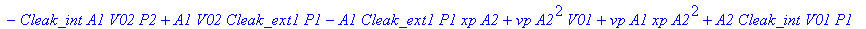 nlp := TABLE([utrans = -(v-a0*xp-a1*vp-a2*(P1*A1-P2*A2)-Eoil*(vp*A1^2*V02-vp*A1^2*xp*A2+A1*Cleak_int*P1*V02-Cleak_int*A1*V02*P2+A1*V02*Cleak_ext1*P1-A1*Cleak_ext1*P1*xp*A2+vp*A2^2*V01+vp*A1*xp*A2^2+A2*...