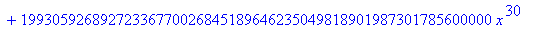 H70 := 1180591620717411303424*x^70-1425564382016274...