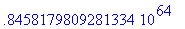 .8458179809281334e64