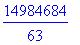 14984684/63