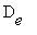 D[e]