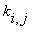 k[i,j]
