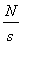 N/s