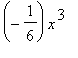 (-1/6)*x^3