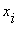 x[i]