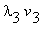 lambda[3]*v[3]