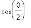 cos(theta/2)