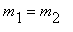 m[1] = m[2]