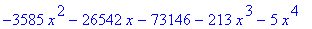 -3585*x^2-26542*x-73146-213*x^3-5*x^4