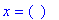 x = (NULL)