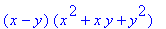 (x-y)*(x^2+x*y+y^2)