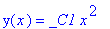 y(x) = _C1*x^2