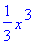 1/3*x^3