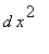 d*x^2
