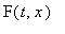 F(t,x)