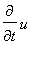 diff(u,t)