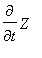 diff(Z,t)