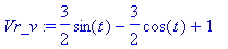 Vr_v := 3/2*sin(t)-3/2*cos(t)+1