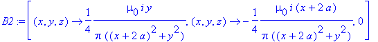 B2 := [proc (x, y, z) options operator, arrow; 1/4*...