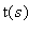 t(s)