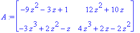 A := Matrix(%id = 17760428)