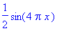1/2*sin(4*Pi*x)