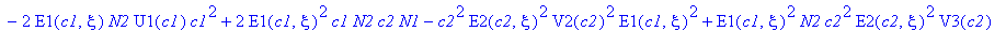 a12 := {A2(c1,c2,xi) = (E1(c1,xi)^2*Z1*c2^2*E2(c2,xi)^2*V3(c2)+E1(c1,xi)^2*c2^2*E2(c2,xi)^2*V3(c2)*Z4-E1(c1,xi)^2*c2^2*E2(c2,xi)^2*V1(c2)*V2(c2)-E1(c1,xi)^2*c2^2*E2(c2,xi)*V2(c2)*Z4-E1(c1,xi)^2*E2(c2,x...