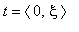 t = `<,>`(0,xi)