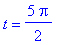 t = 5/2*Pi
