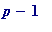 p-1