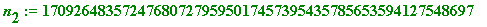 n[2] := 170926483572476807279595017457395435785653594127548697