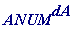 ANUM^dA